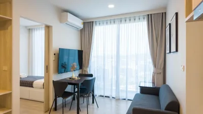 4人部屋 — Skypark Laguna Rooftop Pool Apartment near Bang Tao Beach